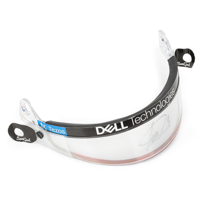 LOT 737 - Lando Norris 2022 McLaren Helmet Visor – Barcelona Test Used Signed