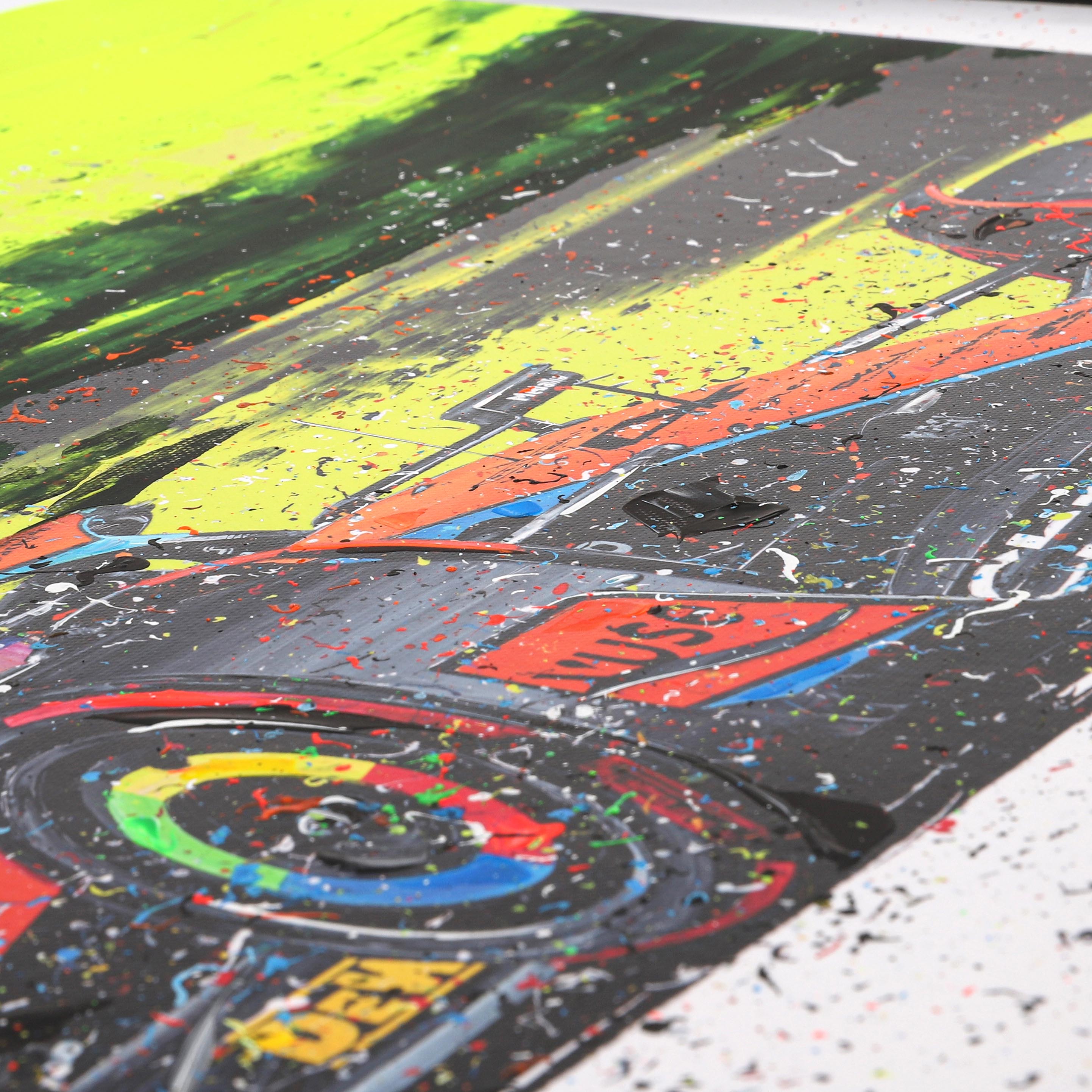 Lando Norris 2023 Hand Embellished Canvas - David Johnson – F1