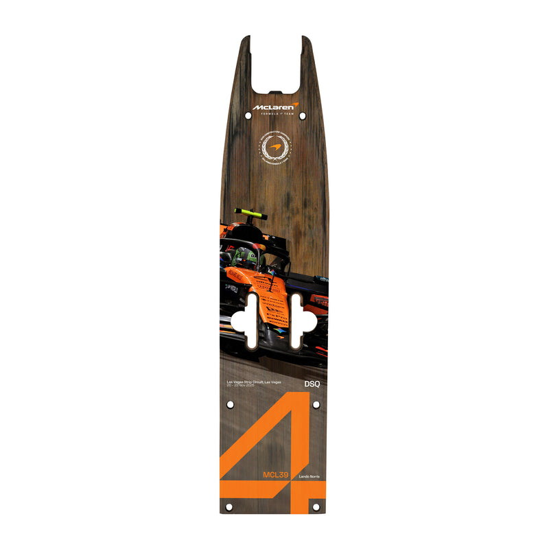 Lando Norris 2025 McLaren F1 Team Race Used Front Skid Plank Wall Art - Las Vegas GP