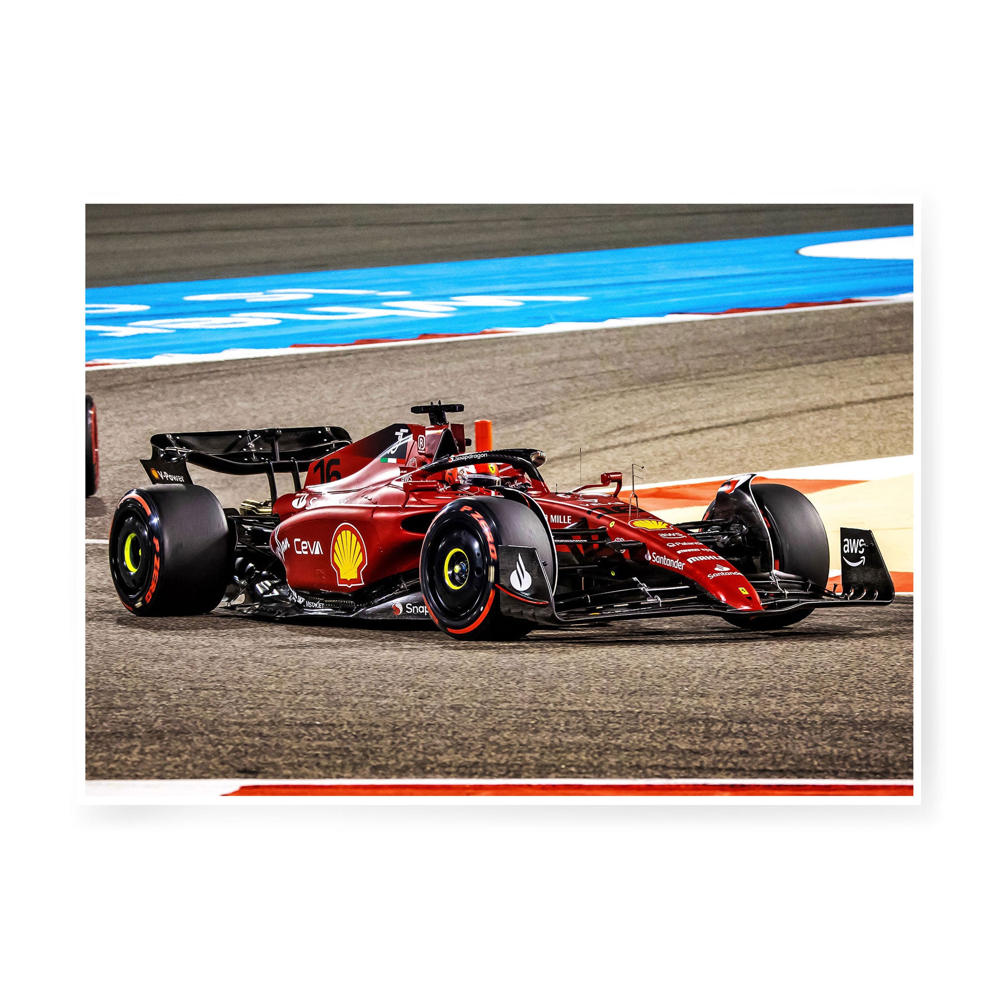 Charles Leclerc 2022 Bahrain Grand Prix Print – James Moy