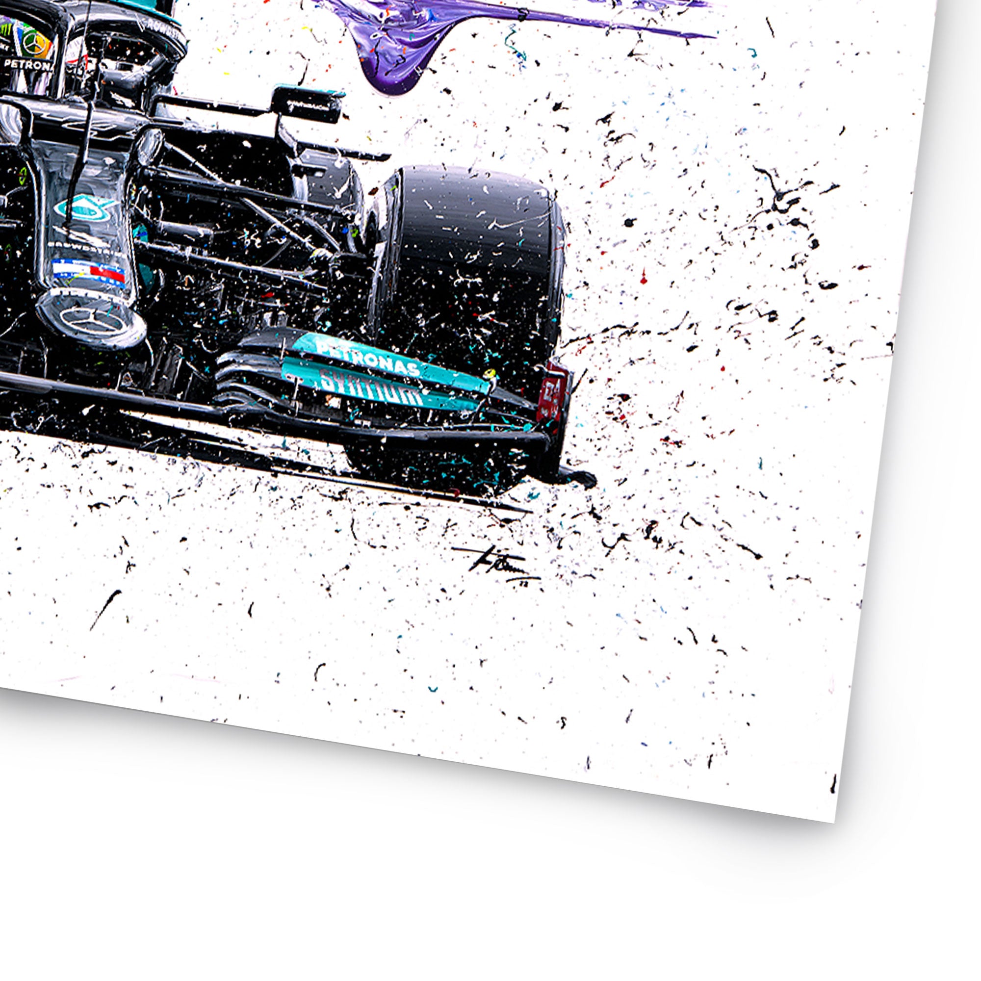 Lewis Hamilton 2021 'Rainbow' Giclee Print – David Johnson