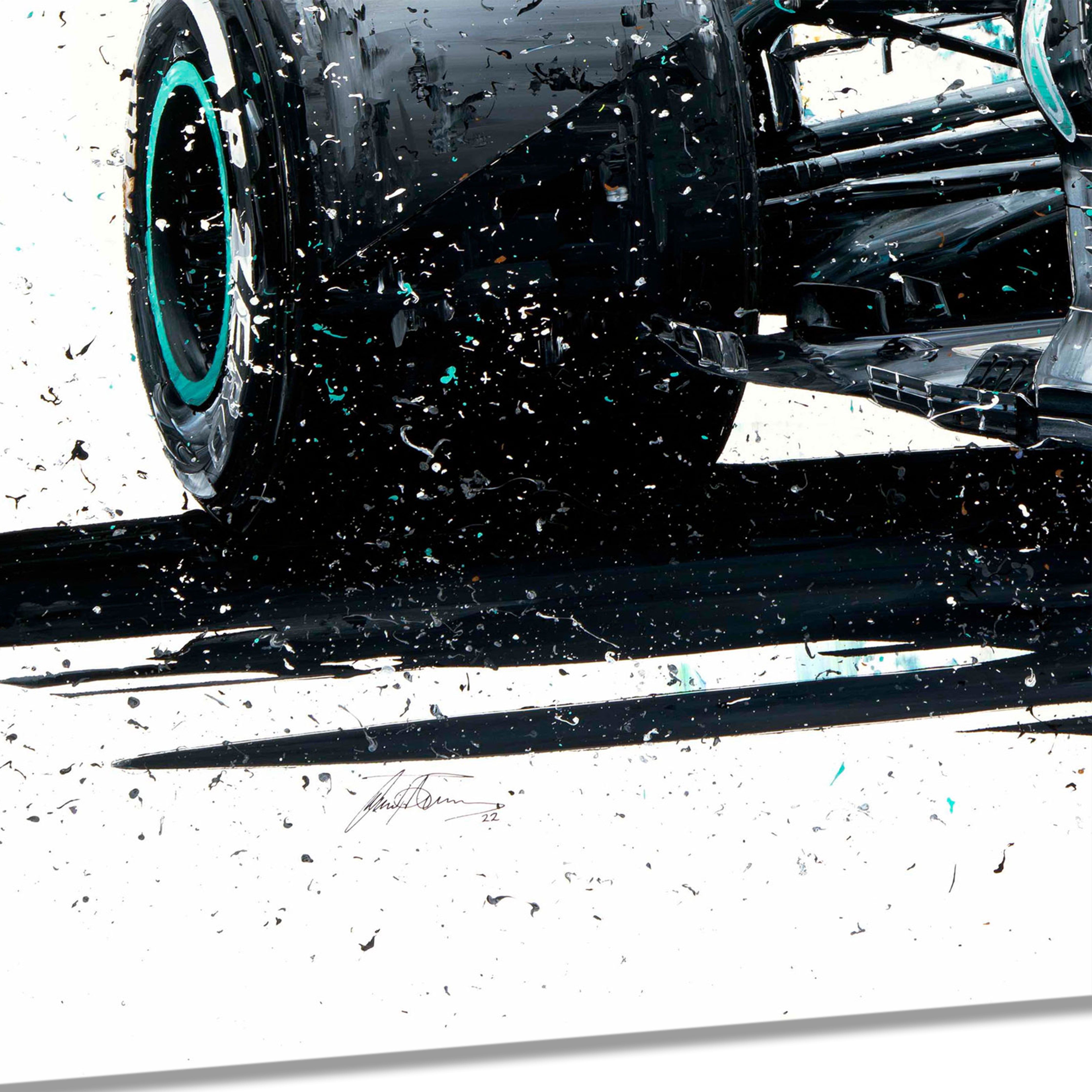 Lewis Hamilton 2021 'Union Jack' Giclee Print – David Johnson