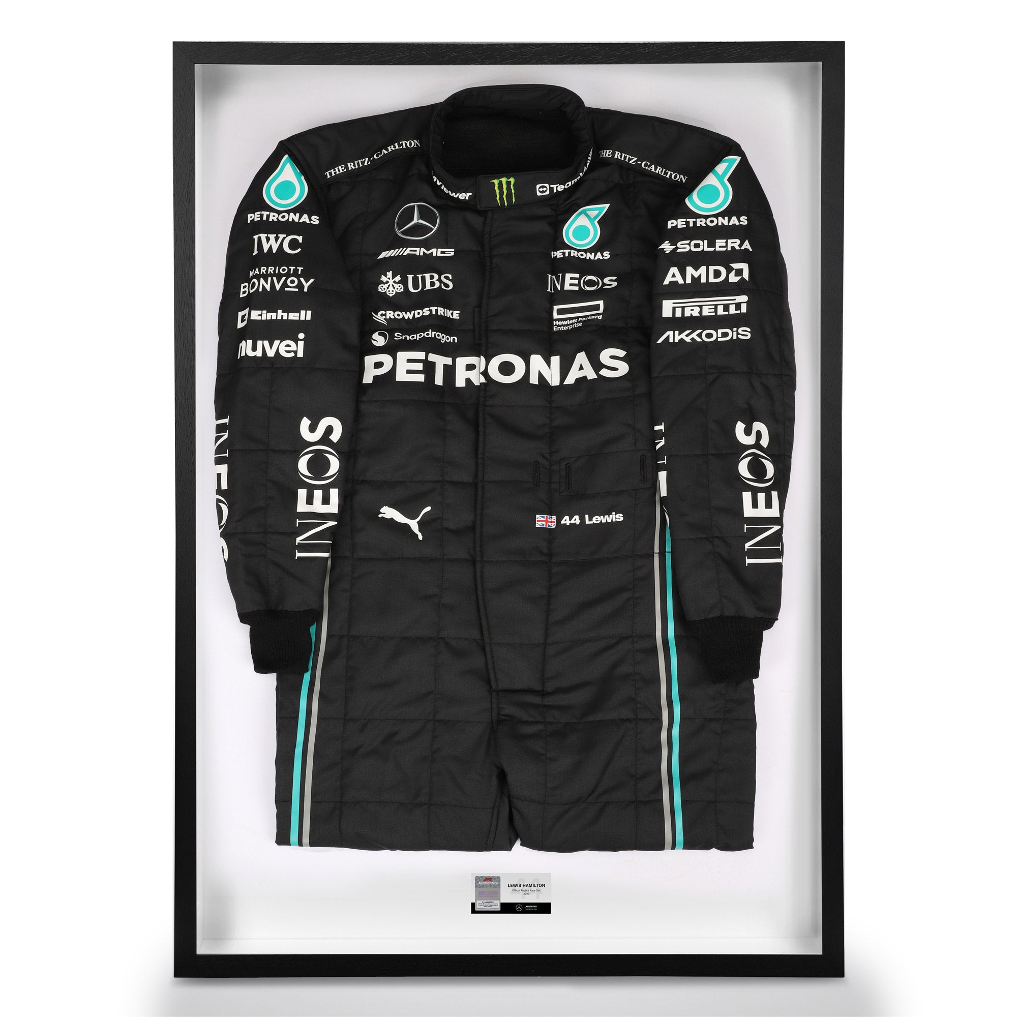 Officially Licensed 2023 Mercedes-AMG Petronas F1 Team Race Suit - Lewis Hamilton Edition