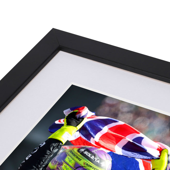 Lewis Hamilton 2024 Mercedes-AMG Petronas F1 Team “King of Great British GP” Print