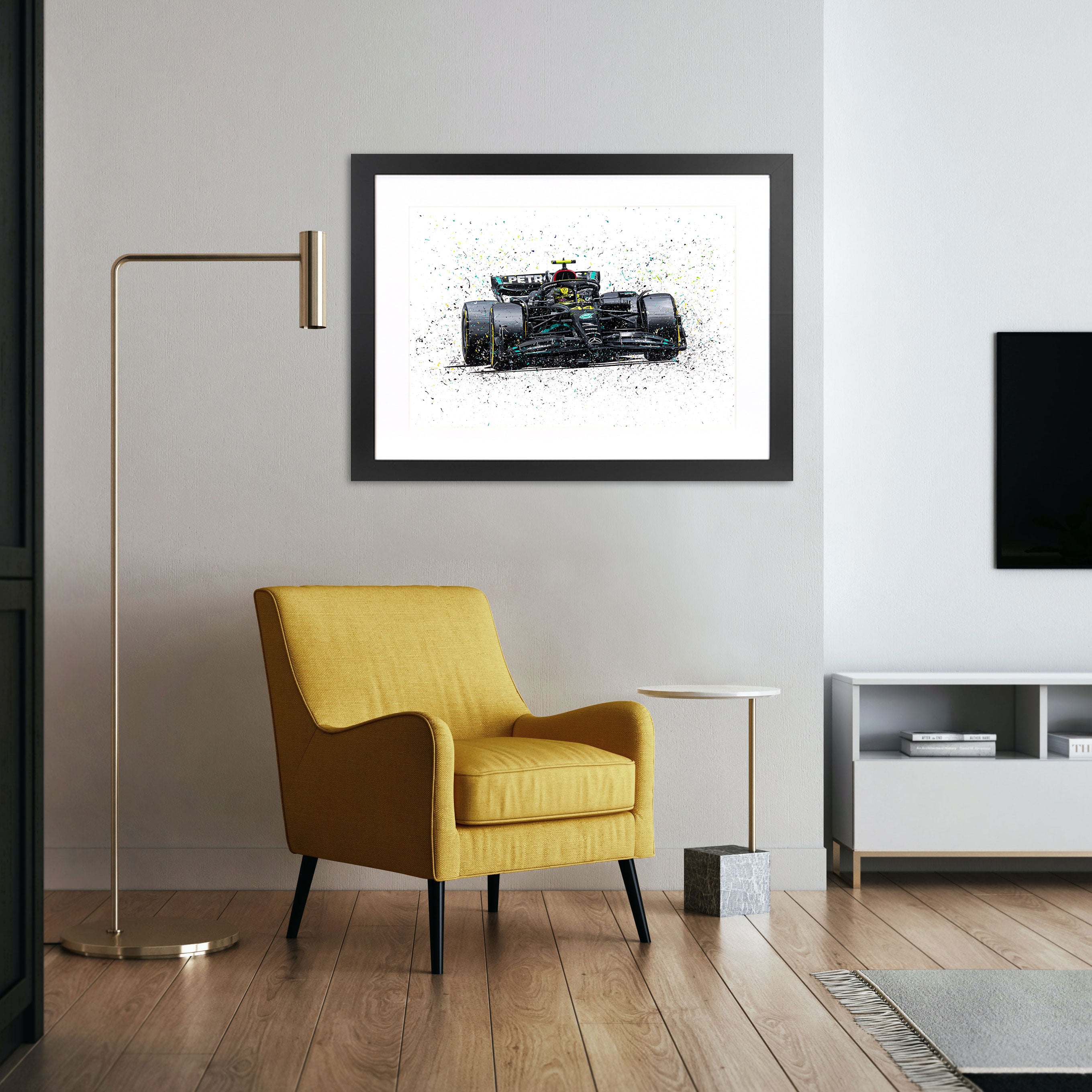 Lewis Hamilton 2023 Print – David Johnson