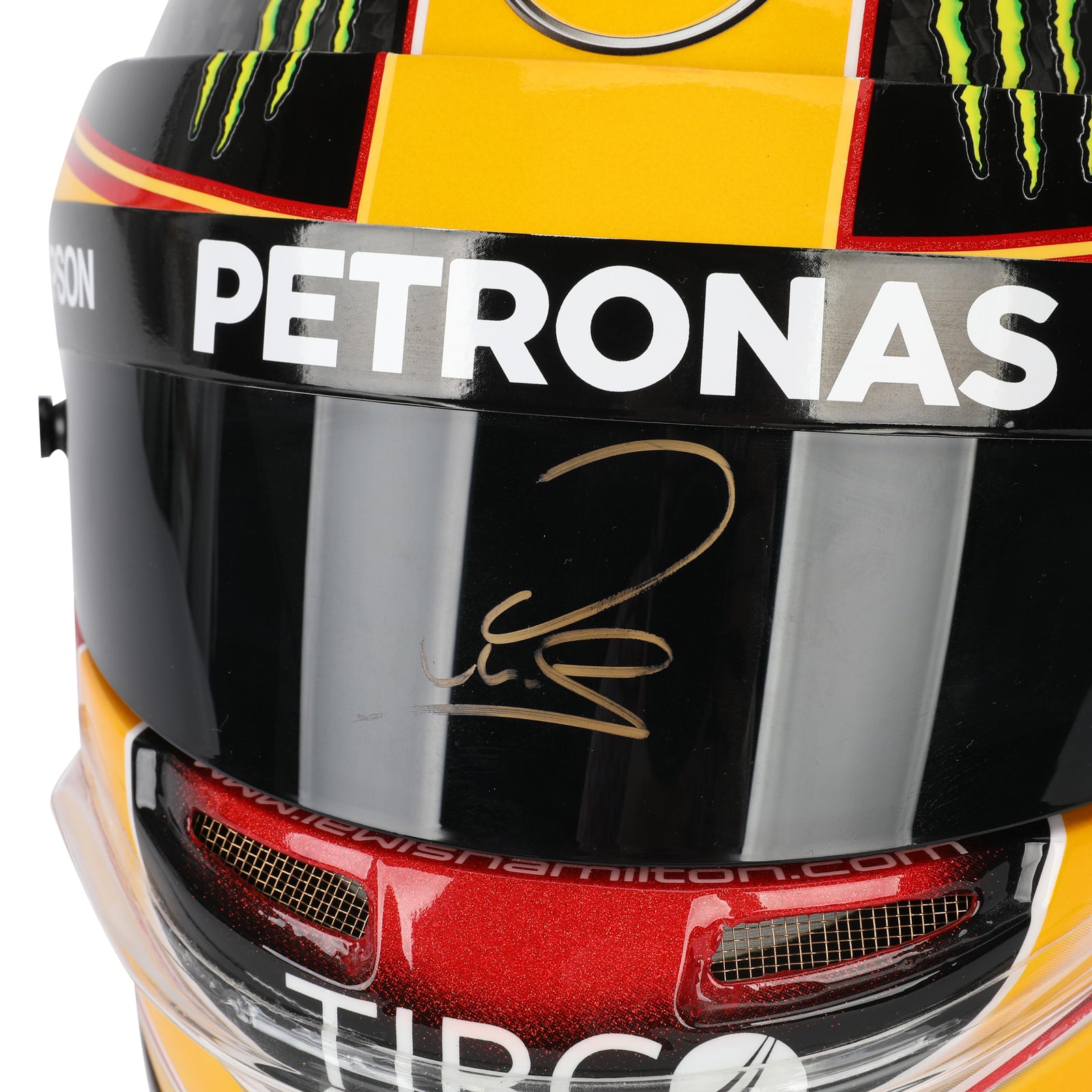 LOT 043 - Lewis Hamilton 2017 Official Replica Helmet with Signed Visor