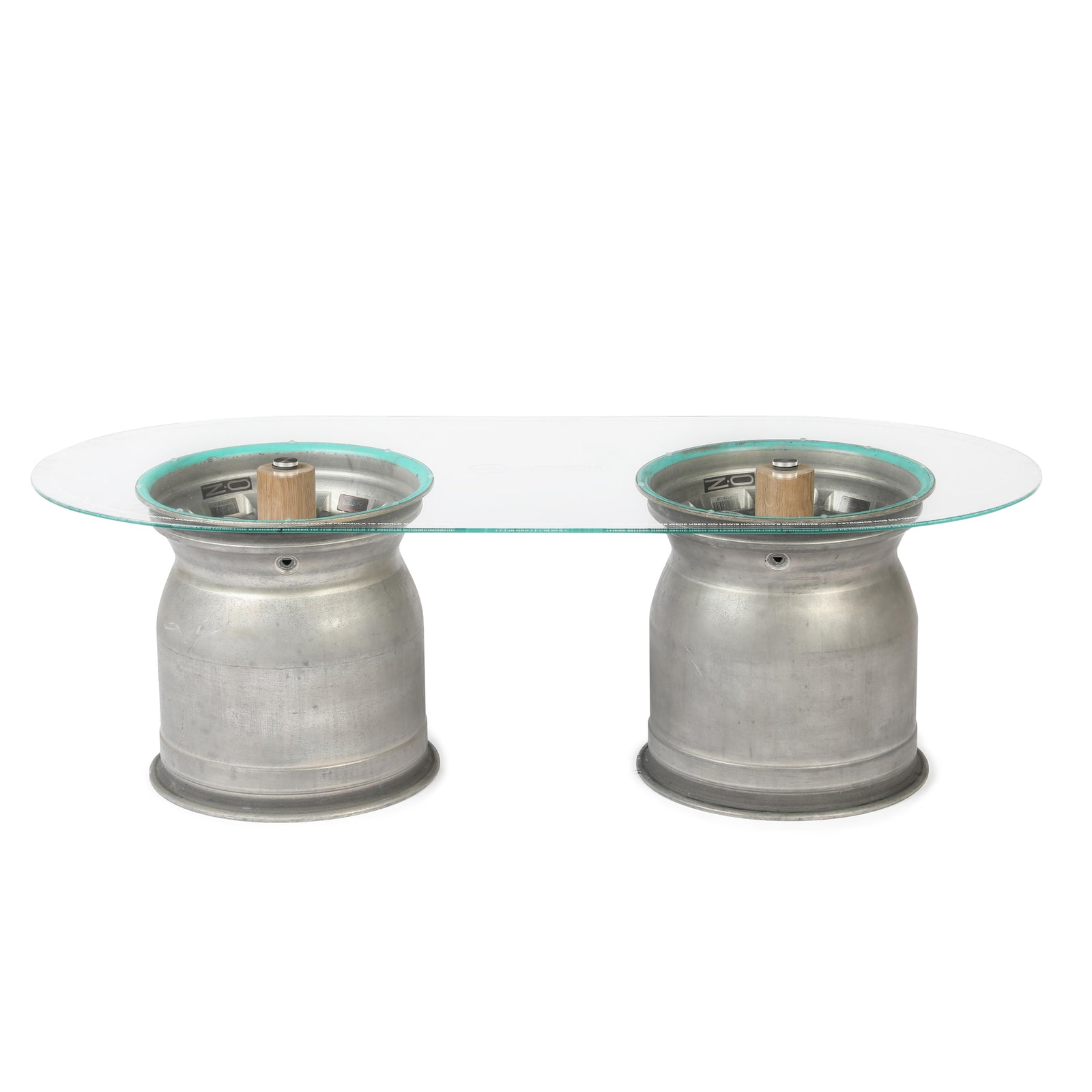 Lewis Hamilton Mercedes AMG Petronas Double Wheel Rim Table – Silverstone 2018