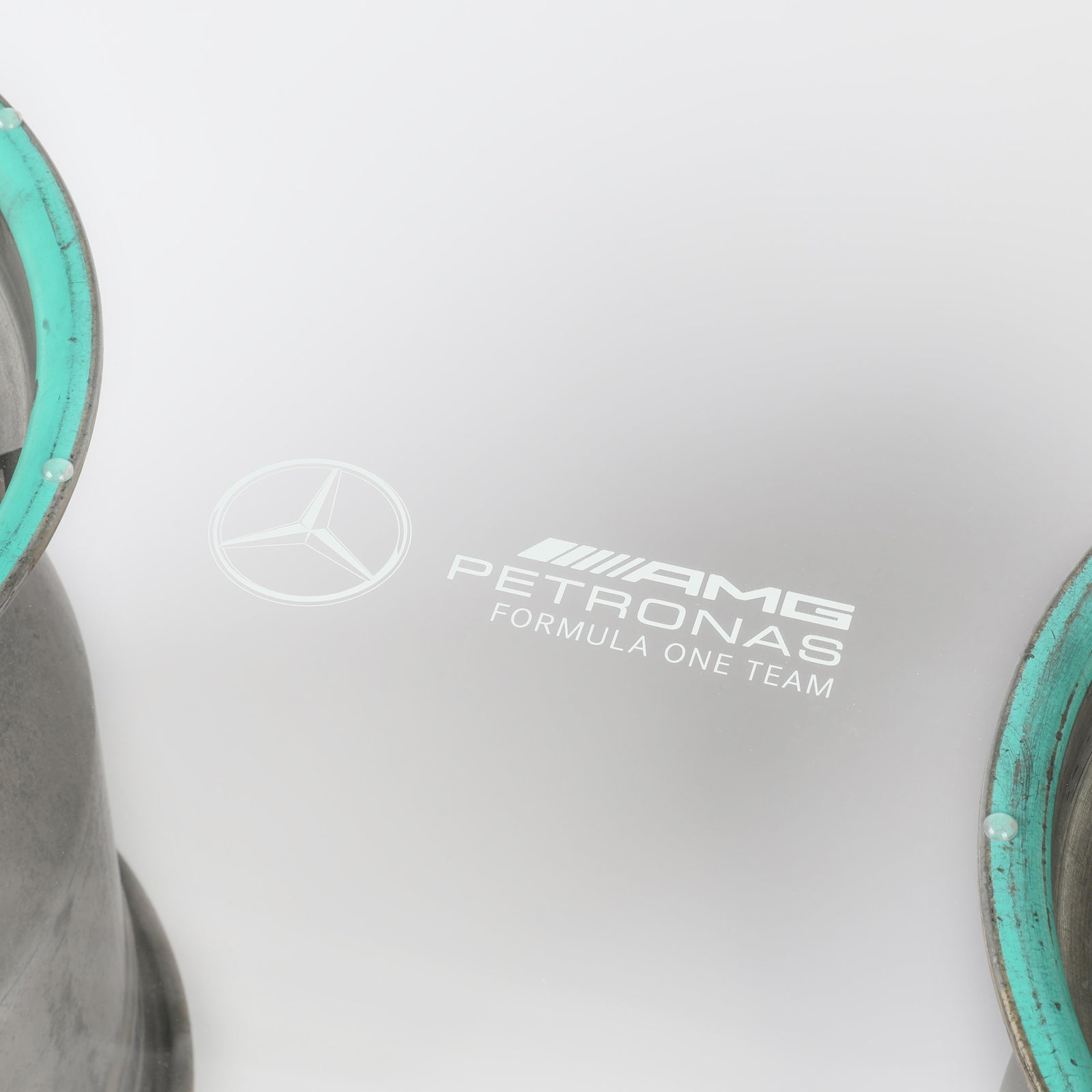 Lewis Hamilton Mercedes AMG Petronas Double Wheel Rim Table – Silverstone 2018