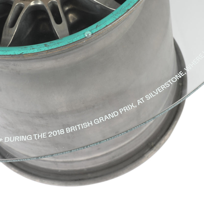Lewis Hamilton Mercedes AMG Petronas Double Wheel Rim Table – Silverstone 2018