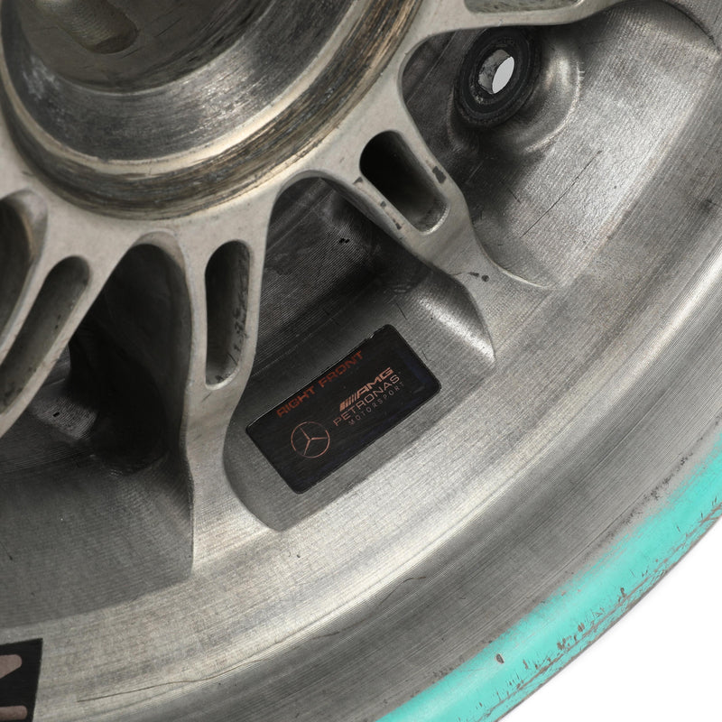 Lewis Hamilton Mercedes AMG Petronas Double Wheel Rim Table – Silverstone 2018