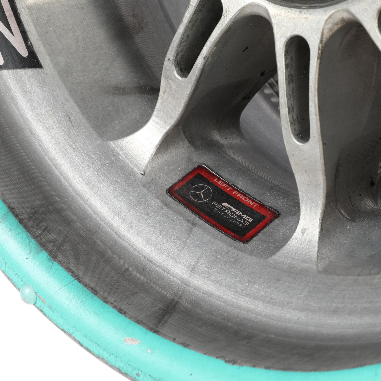 Lewis Hamilton Mercedes AMG Petronas Double Wheel Rim Table – Silverstone 2018