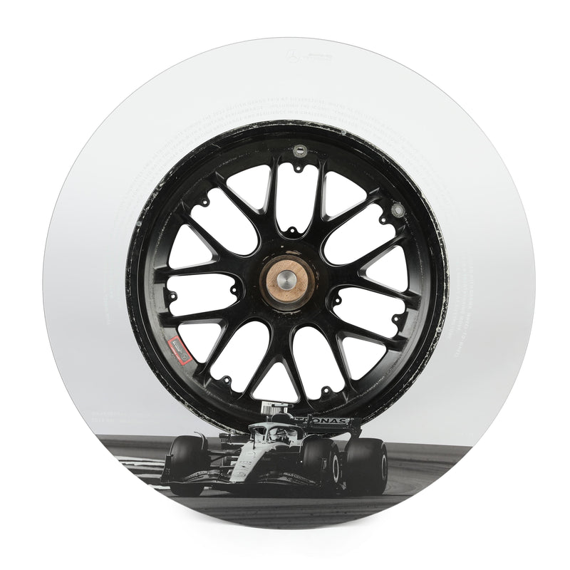 Lewis Hamilton Mercedes AMG Petronas Wheel Rim Coffee Table – Silverstone 2022