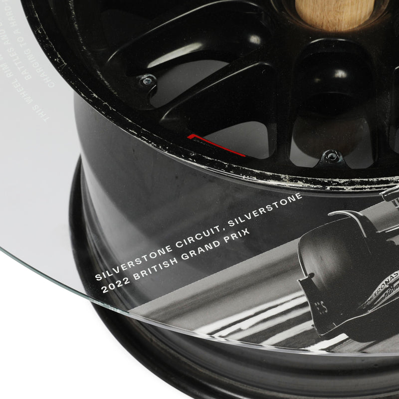 Lewis Hamilton Mercedes AMG Petronas Wheel Rim Coffee Table – Silverstone 2022