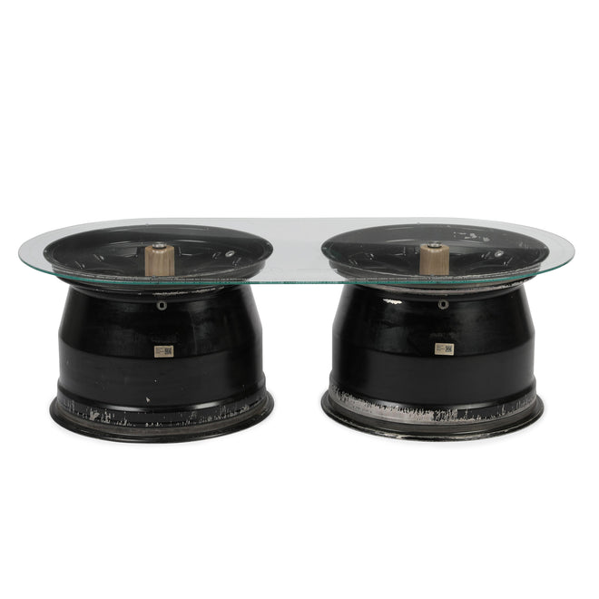 Lewis Hamilton Mercedes AMG Petronas Double Wheel Rim Table – Silverstone 2024