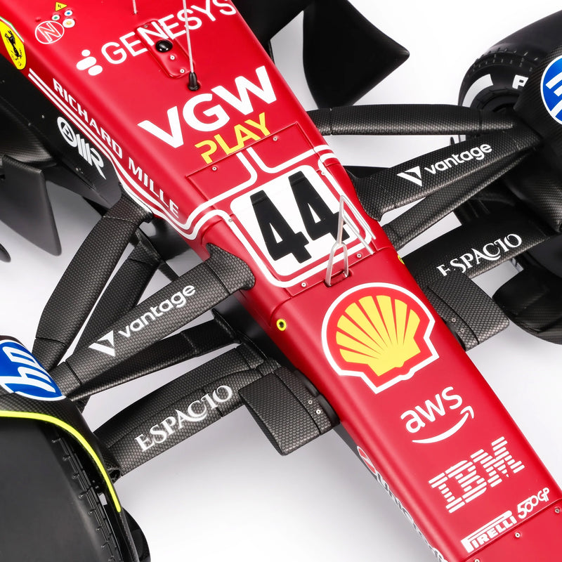 Lewis Hamilton 2025 Ferrari SF-25 1:8 Scale Model - Italian GP Amalgam Collection