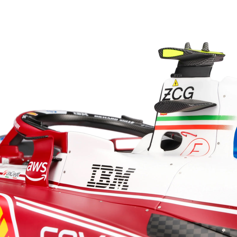 Lewis Hamilton 2025 Ferrari SF-25 1:8 Scale Model - Italian GP Amalgam Collection