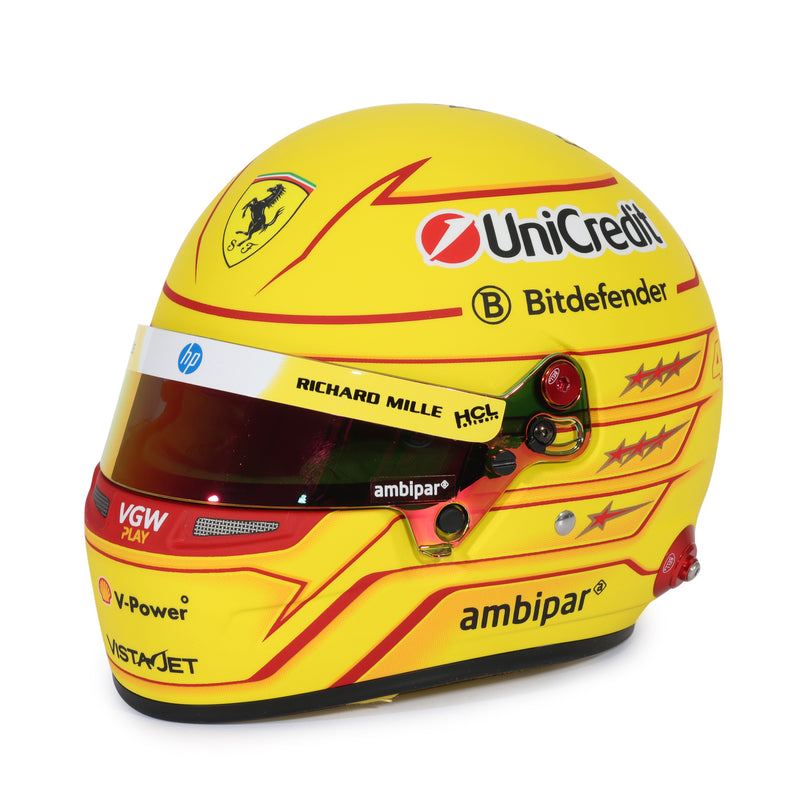 Lewis Hamilton  2025 Season Ferrari 1:2 Scale Helmet