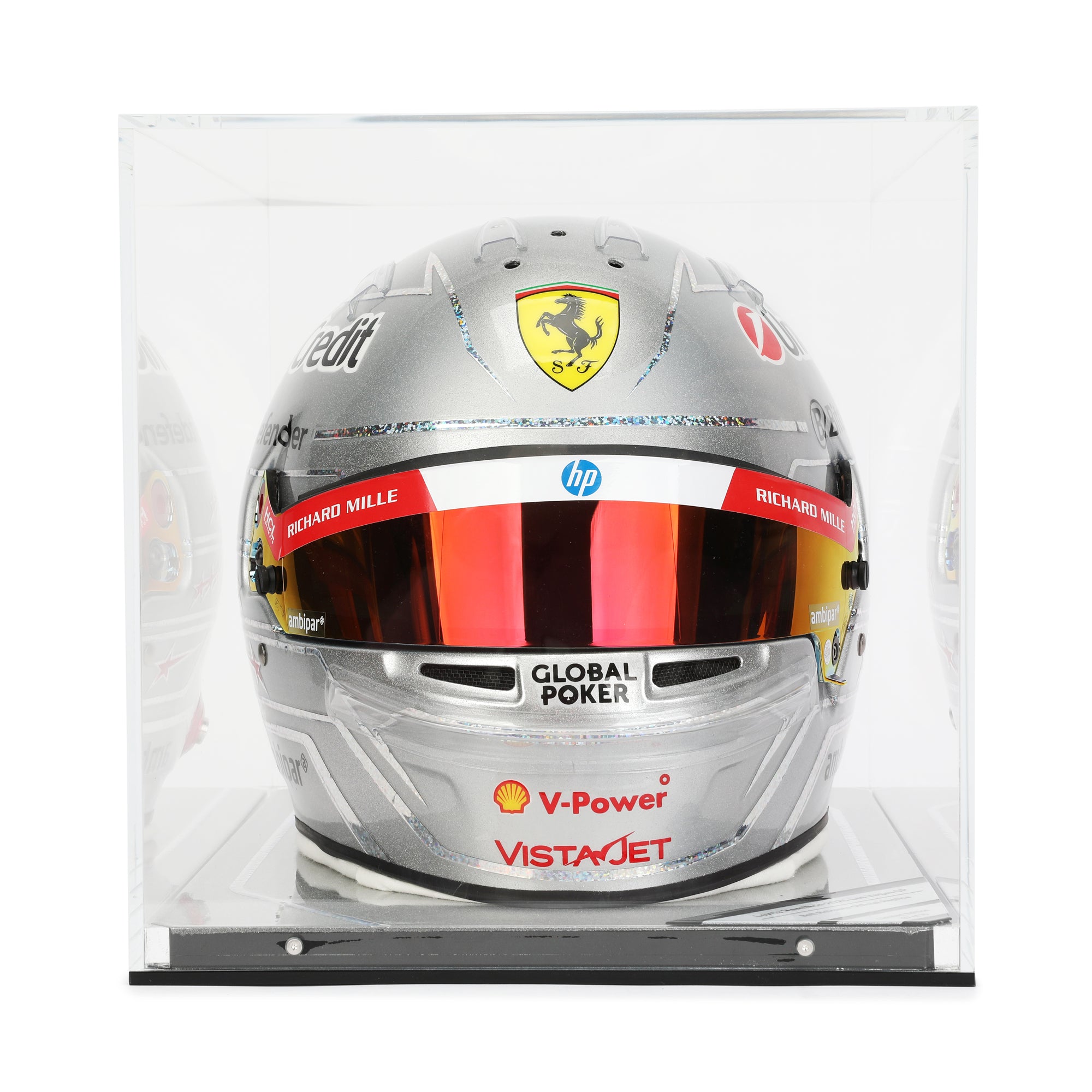 ferrari motorcycle helmet Poster | F1-2000 | Michael Schumacher in cooperation with Scuderia Ferrari and Keep Fighting Foundation 2024 Charles Leclerc helmet in