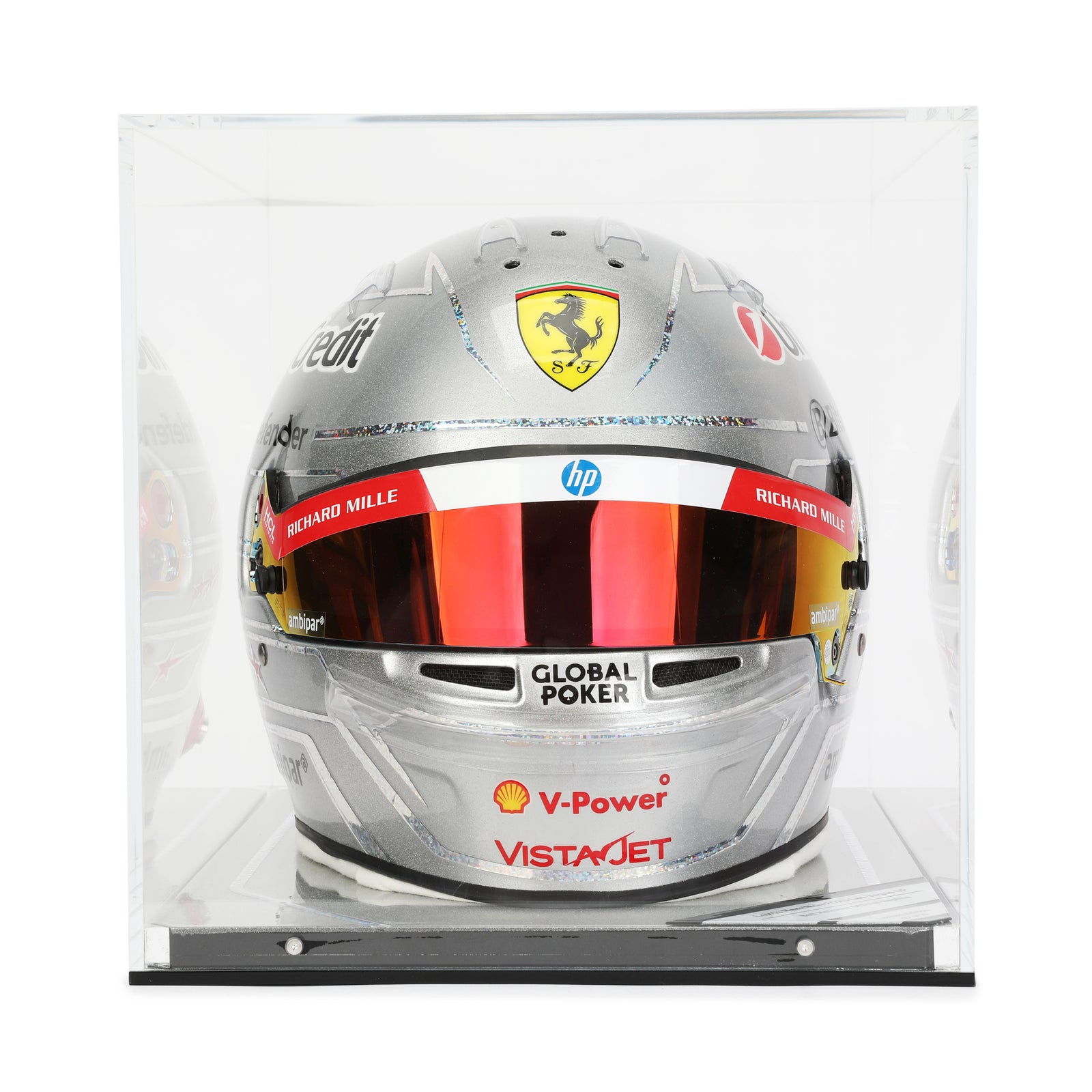 The Silverstone Auction LOT 002 - Lewis Hamilton 2025 Replica Ferrari Helmet – Las Vegas GP