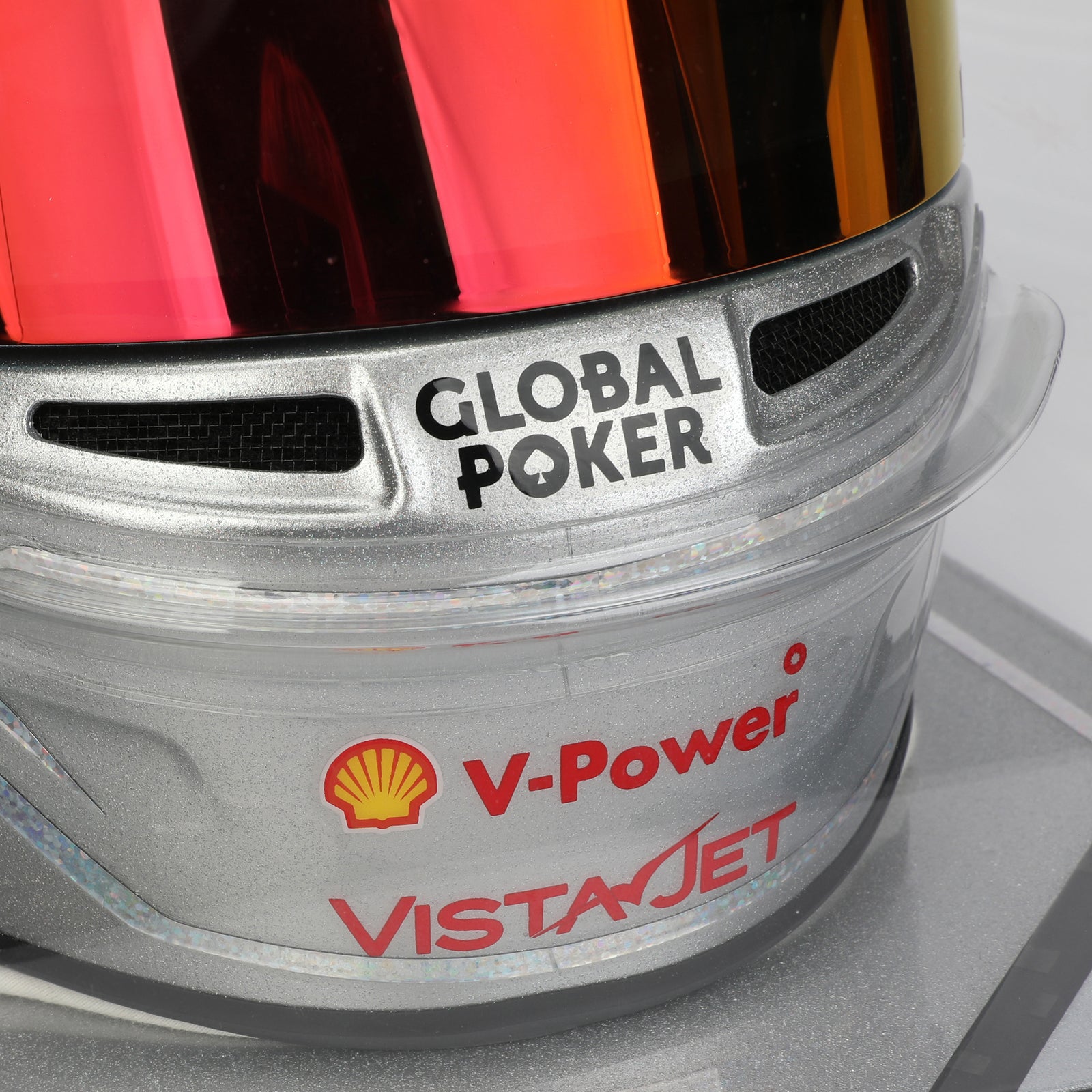The Silverstone Auction LOT 002 - Lewis Hamilton 2025 Replica Ferrari Helmet – Las Vegas GP