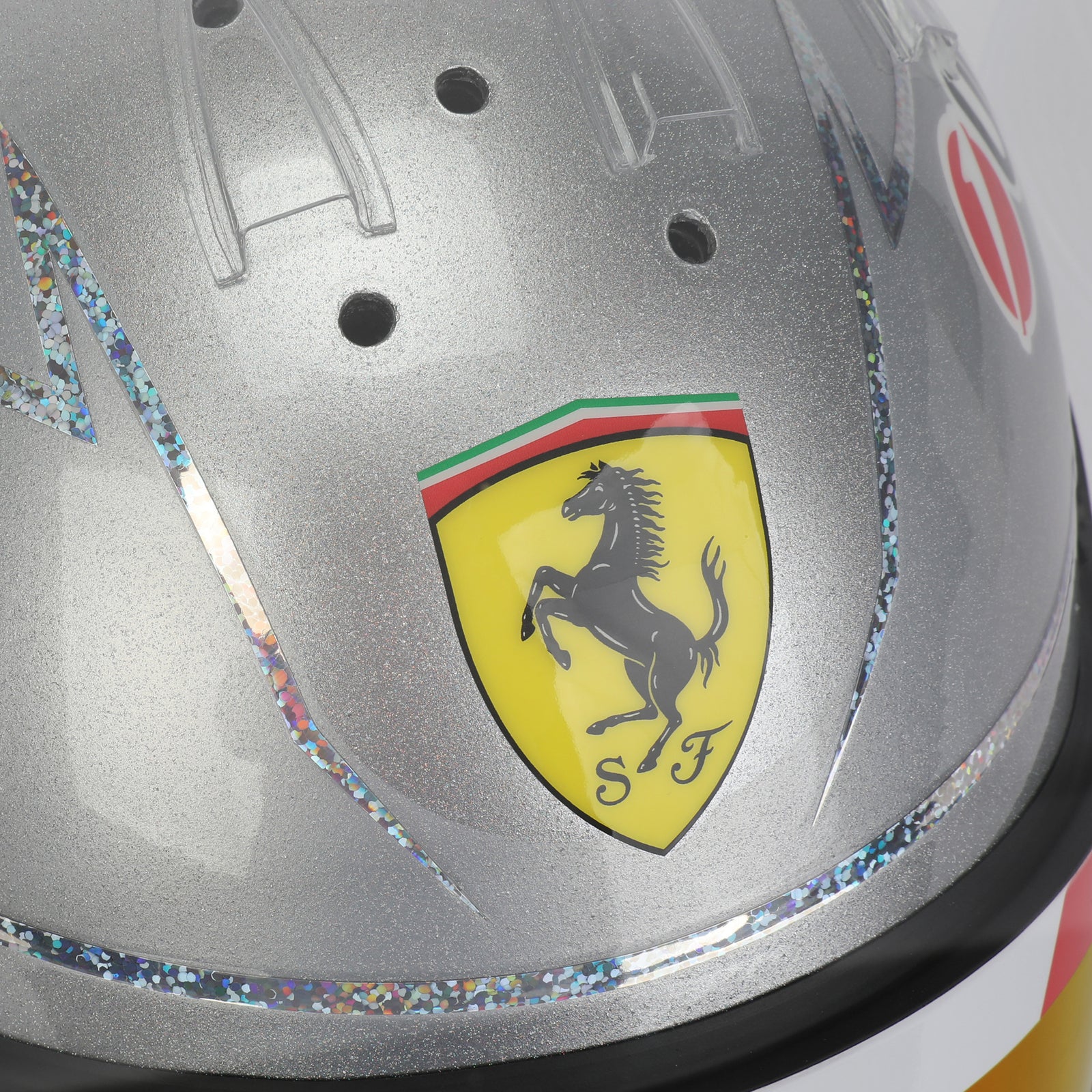 The Silverstone Auction LOT 002 - Lewis Hamilton 2025 Replica Ferrari Helmet – Las Vegas GP