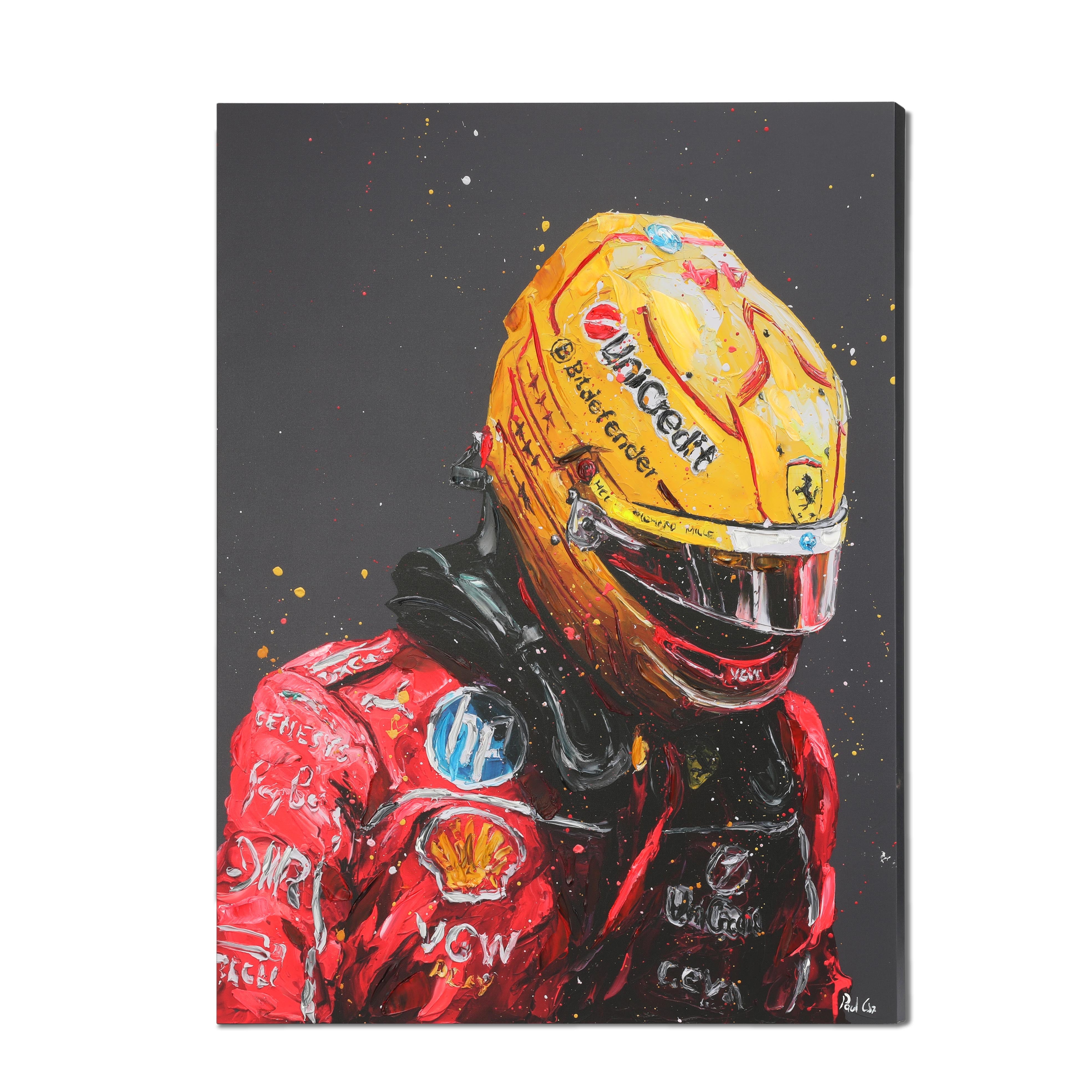 'New Era' Lewis Hamilton 2025 Ferrari Hand Embellished - Paul Oz