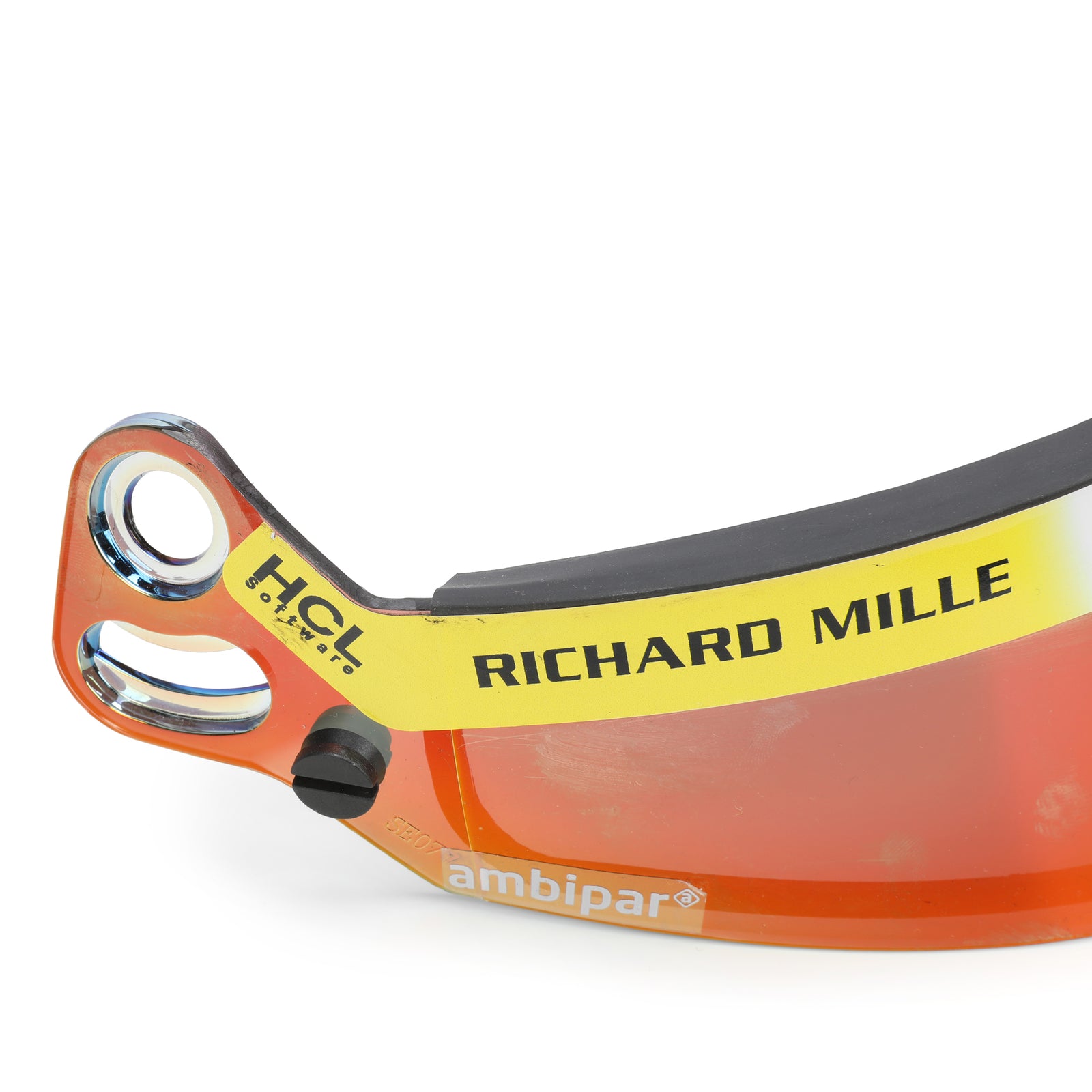 LOT 042 - Lewis Hamilton 2025 Ferrari Visor – Weekend Used Signed