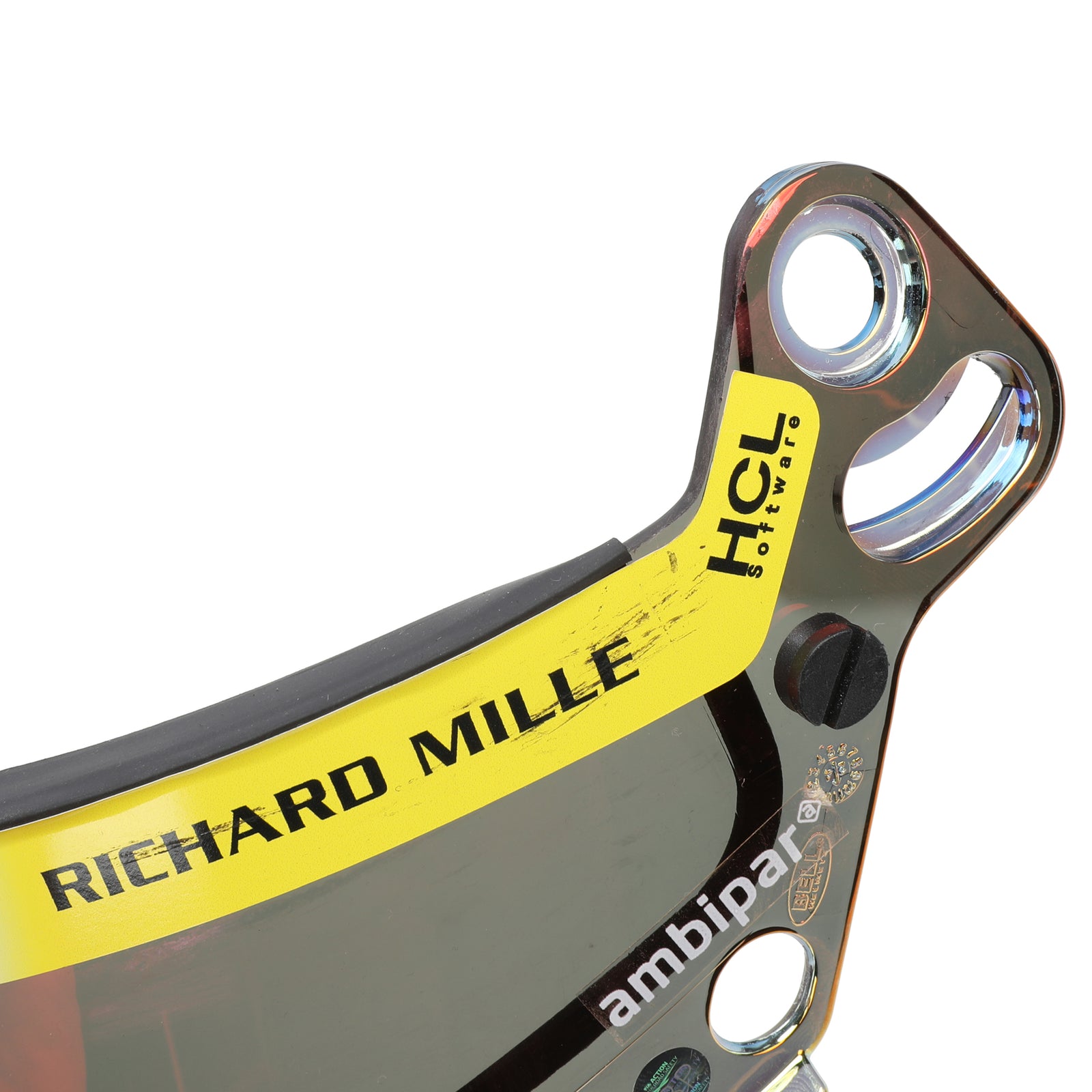 LOT 042 - Lewis Hamilton 2025 Ferrari Visor – Weekend Used Signed