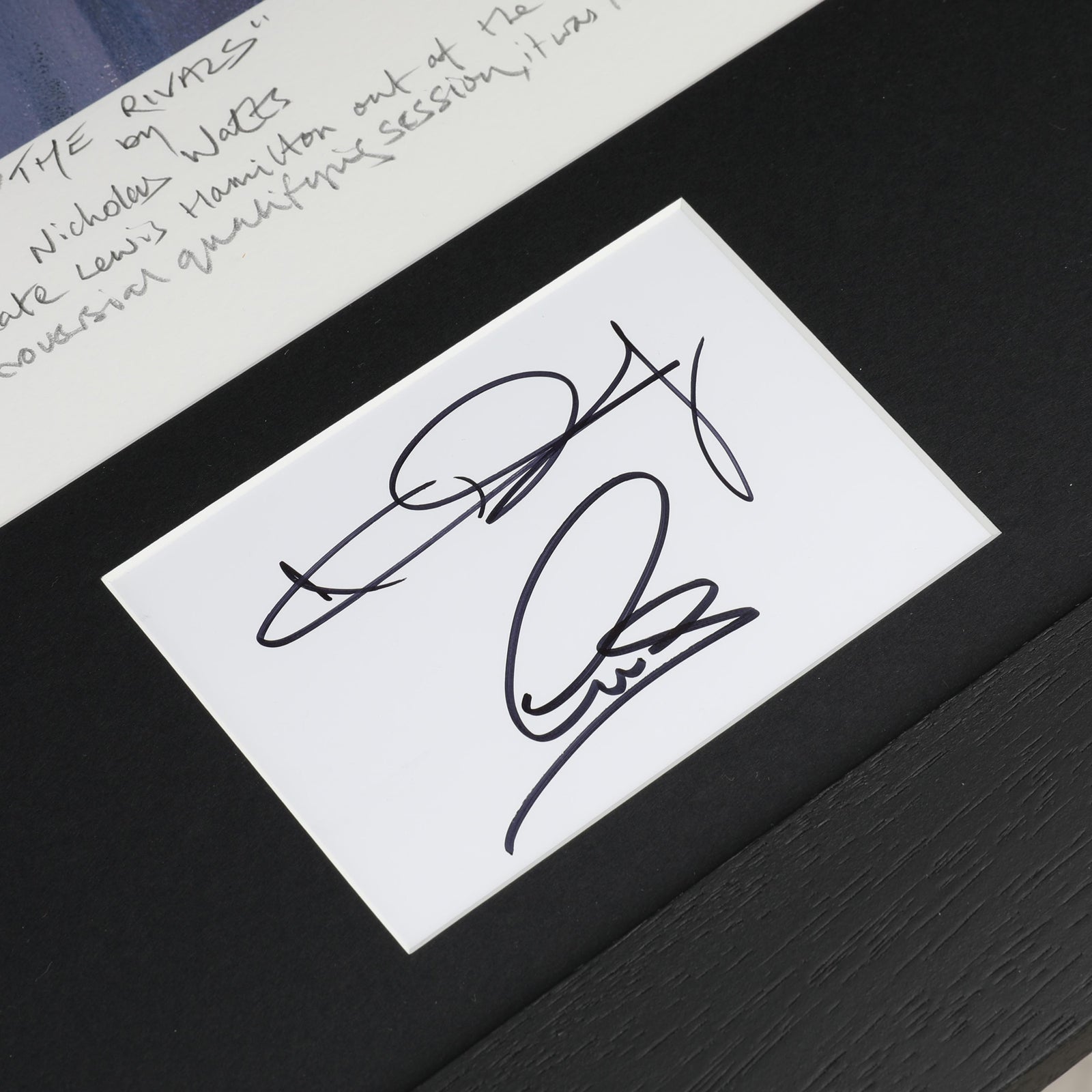 LOT 003 - Lewis Hamilton & Nico Rosberg Signed Monaco Grand Prix 2014 "The Rivals" Art Print