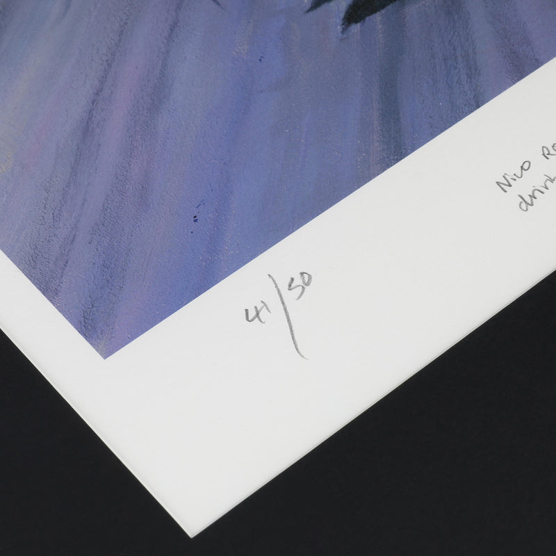 LOT 003 - Lewis Hamilton & Nico Rosberg Signed Monaco Grand Prix 2014 "The Rivals" Art Print