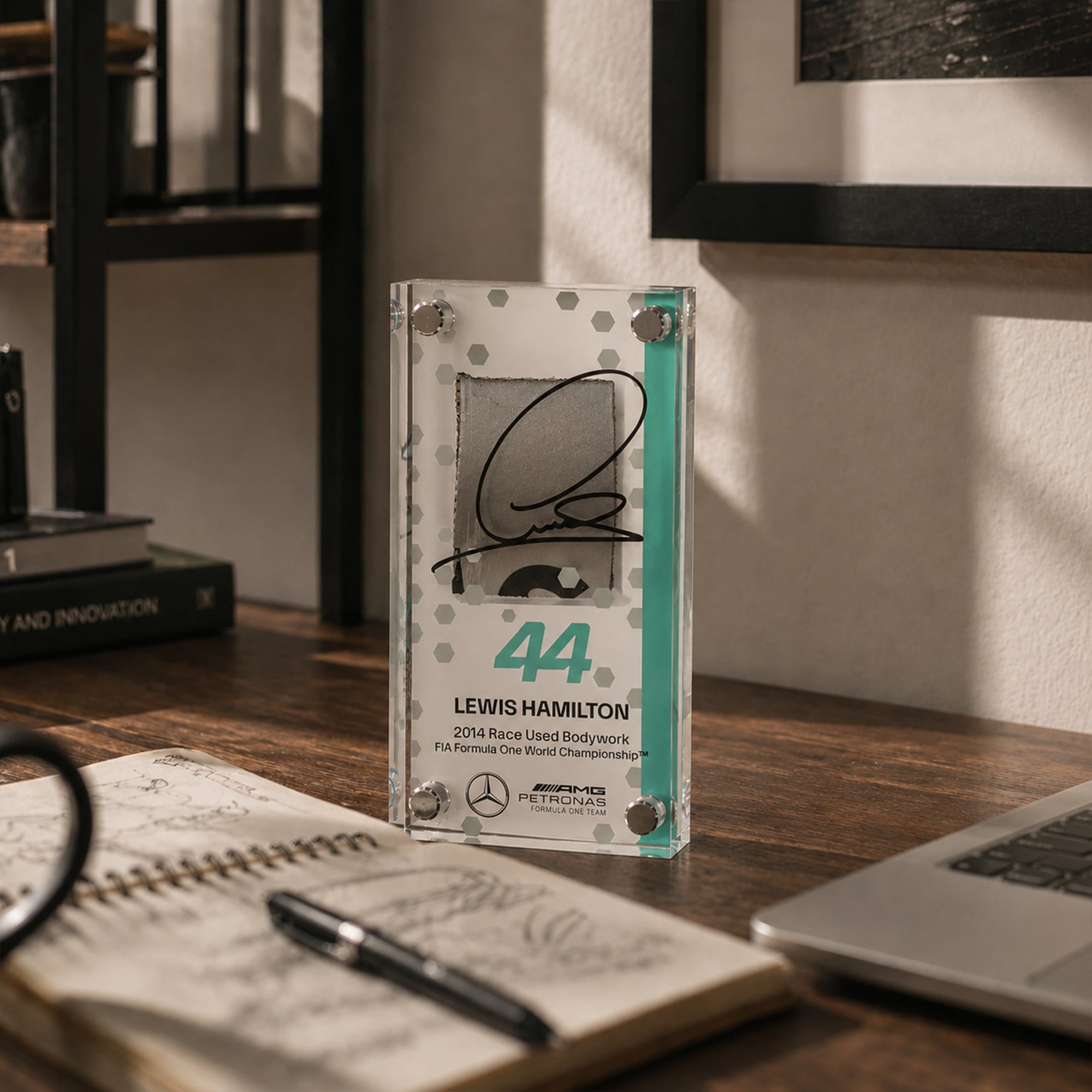 Hamilton 2014 W05 Bodywork in Acrylic Display Piece | F1 Authentics