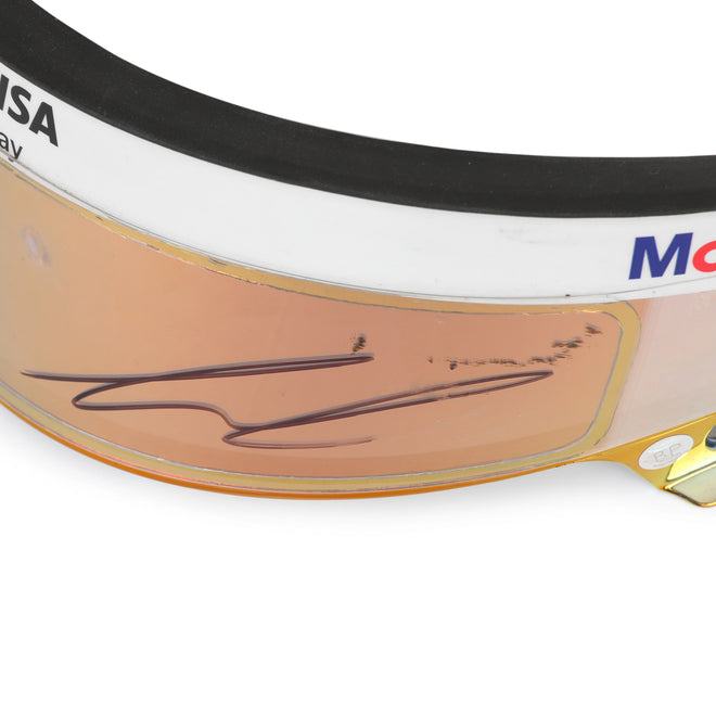 Season Launch LOT 066 - Liam Lawson Racing Bulls 2025 Signed Helmet Visor