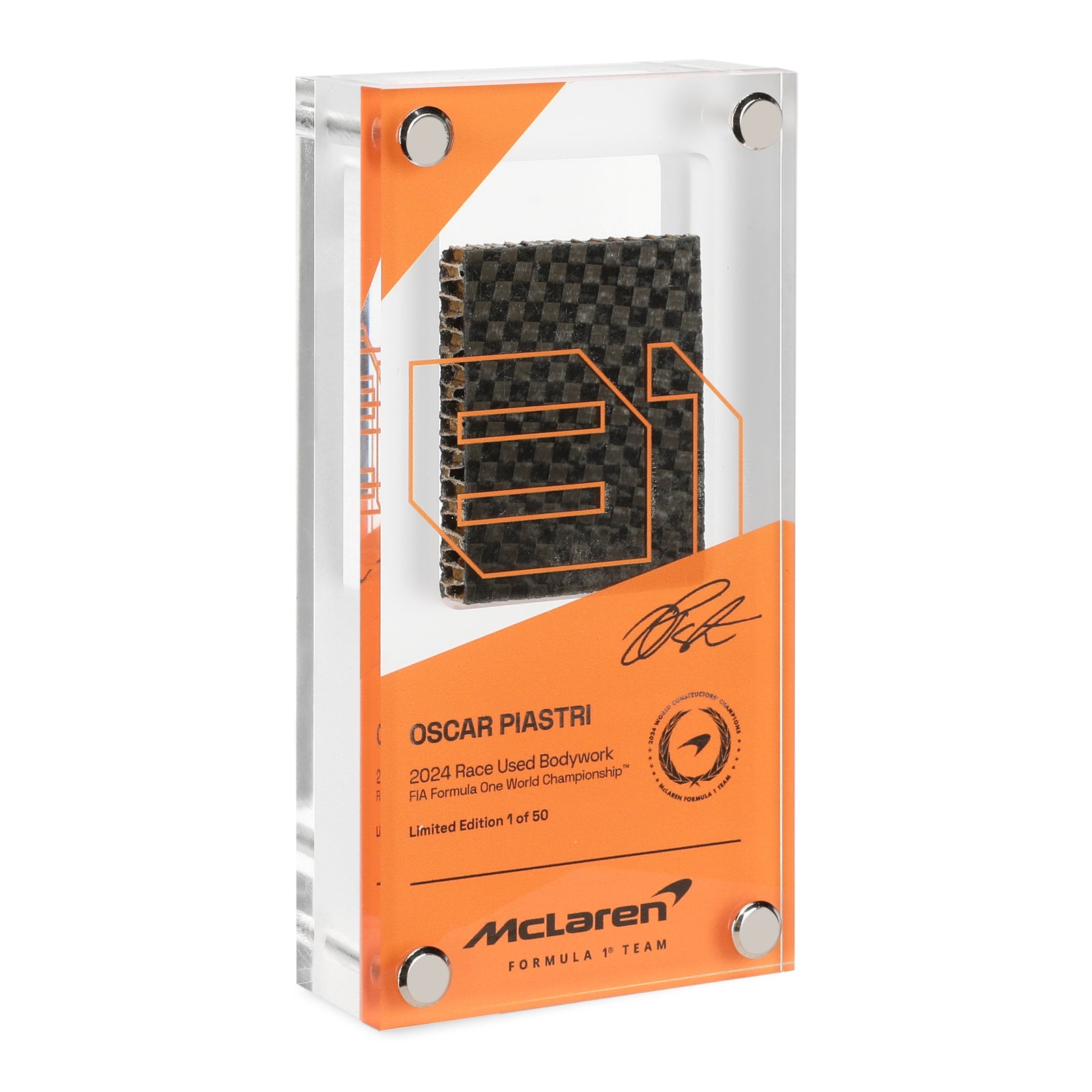 Limited Edition Oscar Pisatri 2024 Constructors’ Champions Bodywork in Acrylic