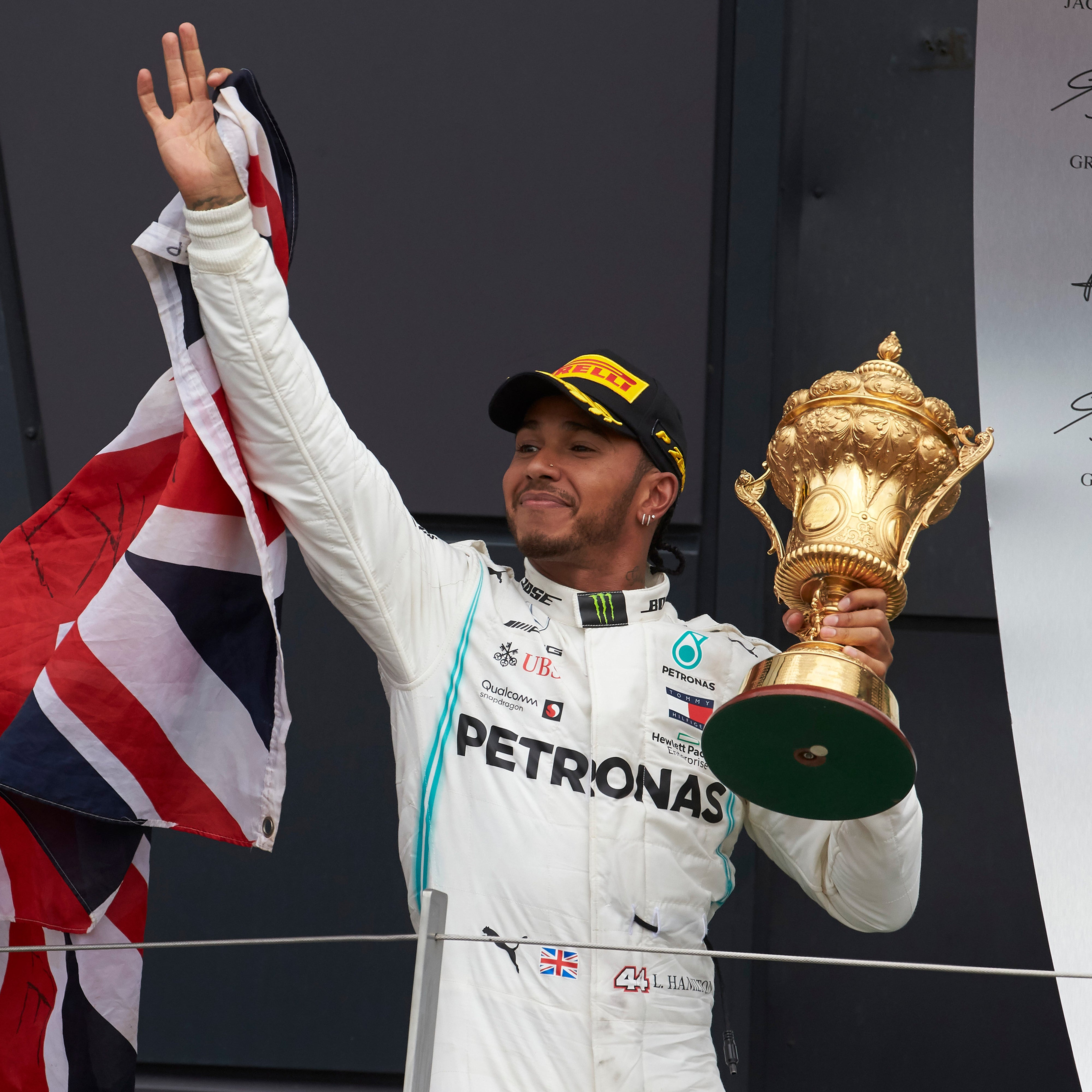 Lewis Hamilton 2019 Mercedes-AMG Petronas F1 Team Rear Wheel Rim Table – British GP
