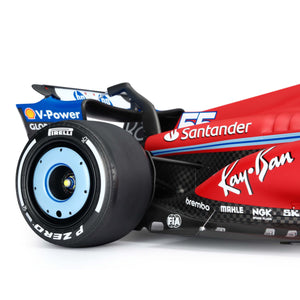 Carlos Sainz 2024 Ferrari SF-24 1:8 Scale Model - Miami GP Amalgam Collection