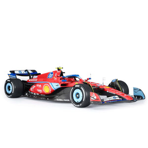 Carlos Sainz 2024 Ferrari SF-24 1:8 Scale Model - Miami GP Amalgam Collection