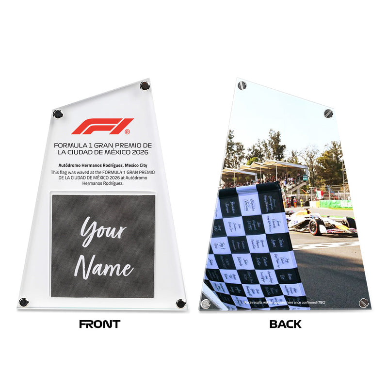 Mexican GP 2026 - Personalised F1® Flag