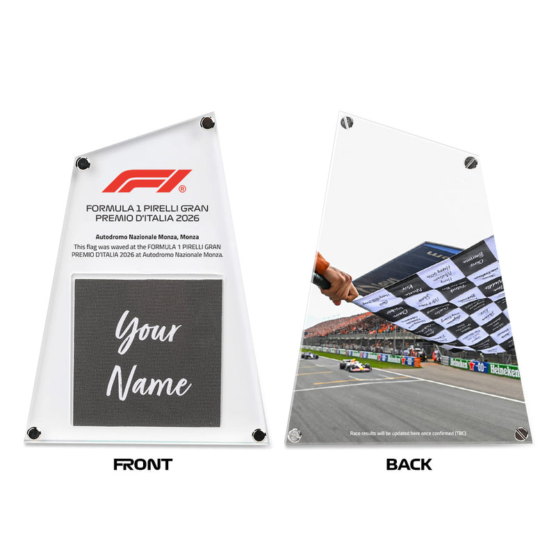 Own the Chequered Flag - 2026 Italian Grand Prix