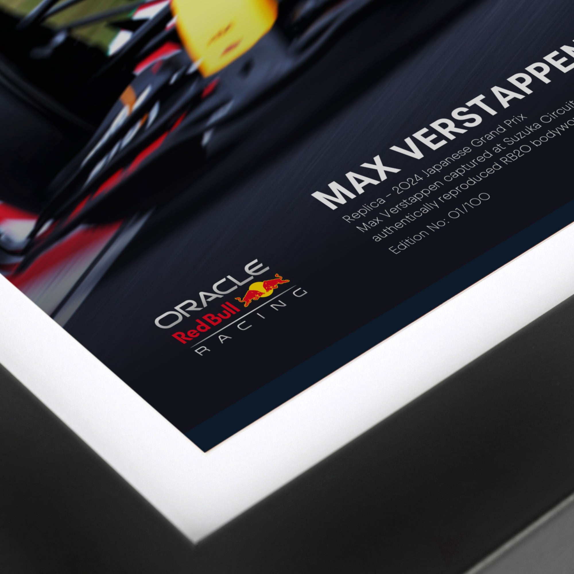 Max Verstappen 2024 Red Bull Racing Replica Bodywork & Photo