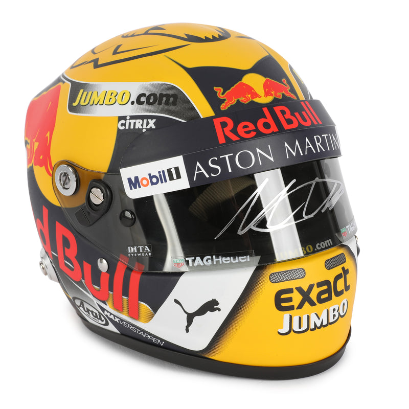LOT 145 - Max Verstappen Signed 2018 1:2 Scale Helmet - Austrian GP