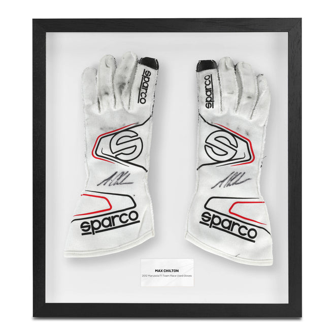 The Austin Auction LOT 036 - Max Chilton 2012 Marussia F1 Team Driver-Used Gloves