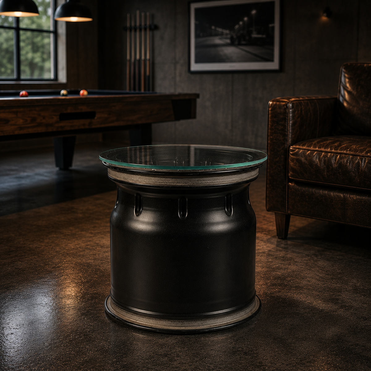 Authentic Max Verstappen 2019 Oracle Red Bull Racing front wheel rim table, genuine Formula 1 component for home or office display
