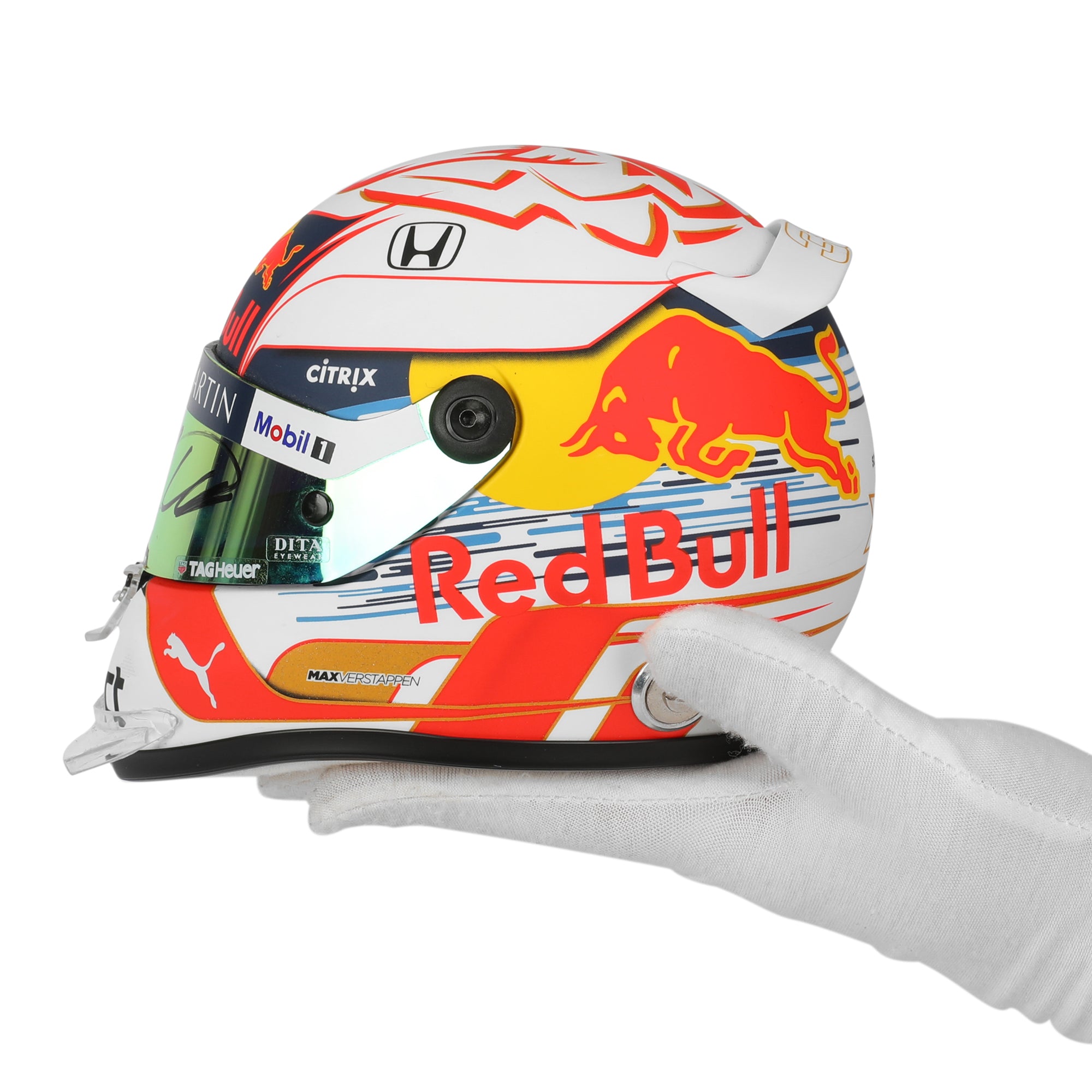 Max Verstappen 2019 Signed Red Bull Racing 1:2 Scale Helmet