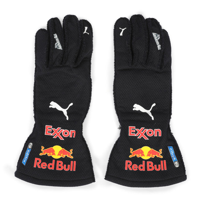 Season Launch LOT 039 - Max Verstappen 2021 Red Bull Gloves - USA GP Used