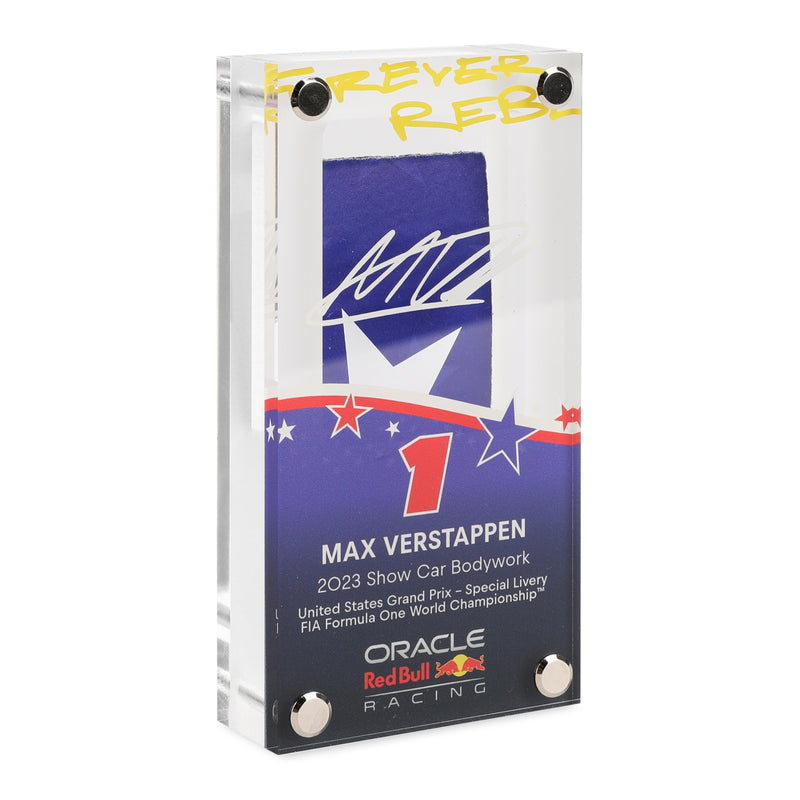 Max Verstappen 2023 Oracle Red Bull Racing Show Car Bodywork in Acrylic - US GP