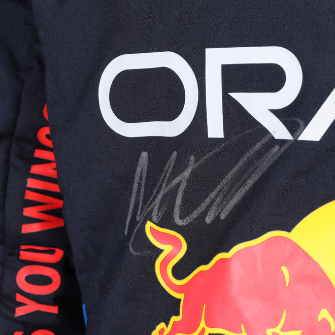 LOT 501 - Max Verstappen 2024 Signed Grand Prix Used Oracle Red Bull Racing Suit - Las Vegas GP