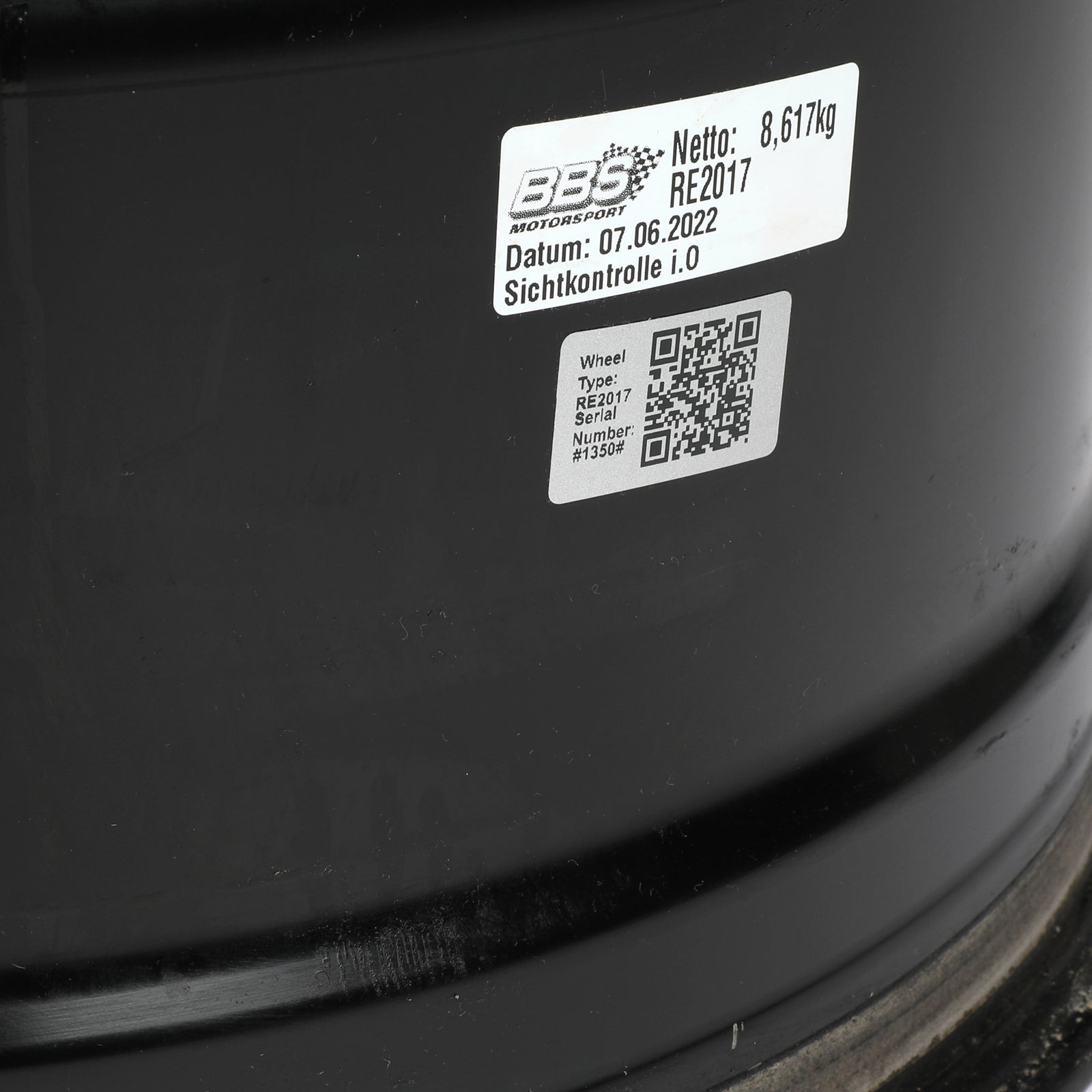 Auction LOT 039 - Max Verstappen 2022 Red Bull Racing F1 Team Rear Wheel Rim Table