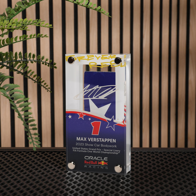 Max Verstappen 2023 Oracle Red Bull Racing Show Car Bodywork in Acrylic - US GP