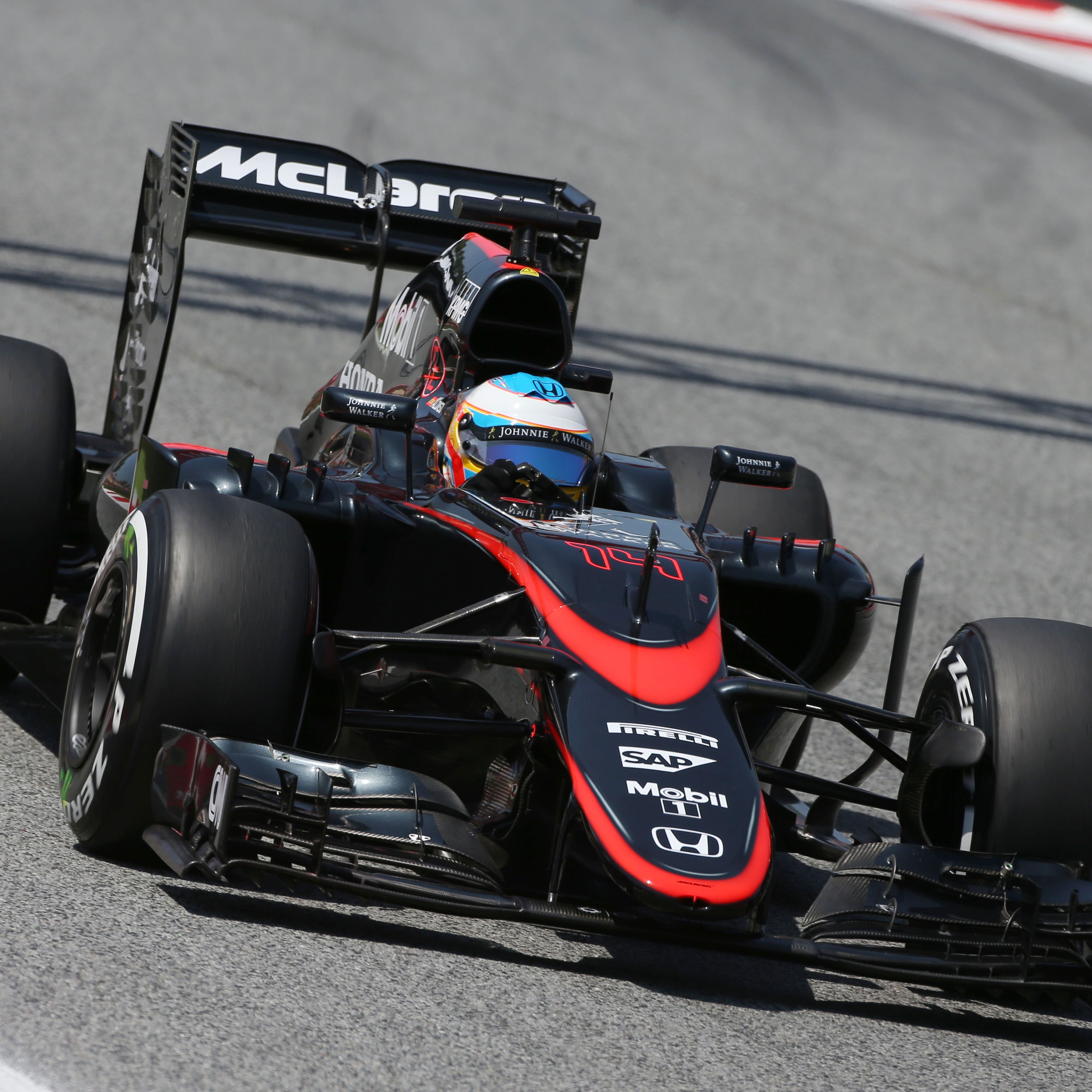 Fernando Alonso 2015 McLaren F1 Team Front Wing Flap - Spanish GP