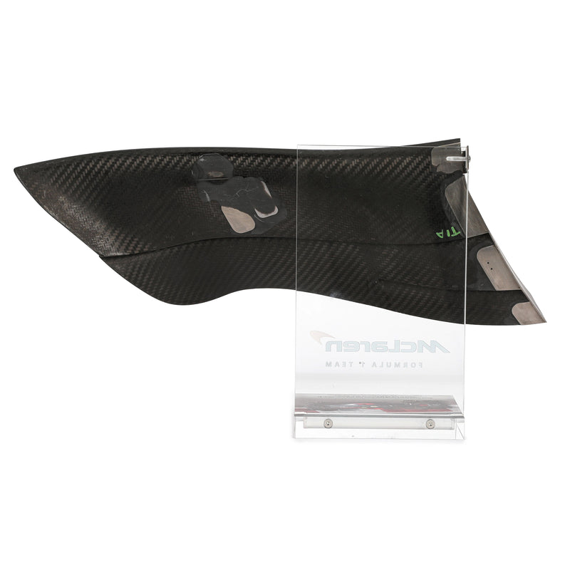 McLaren 2016 Left Front Wing Flap on Display Stand